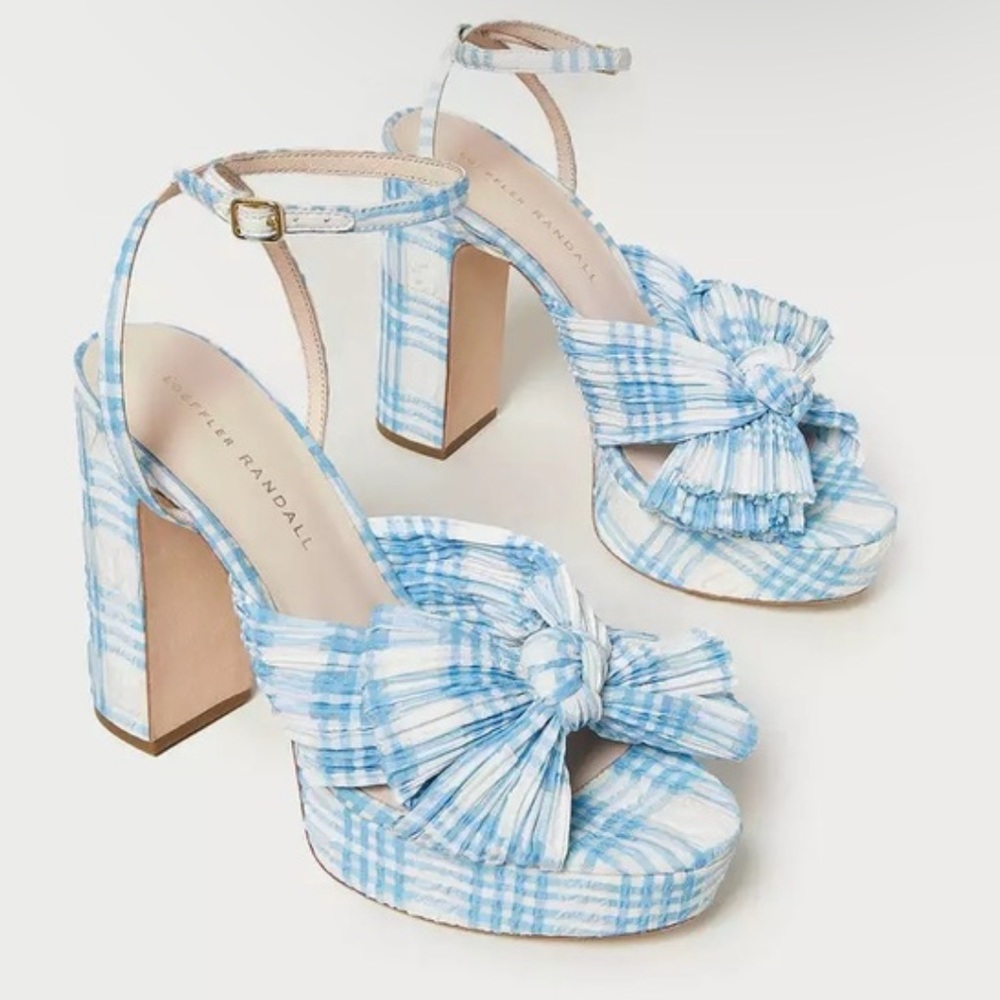 Loeffler Randall Natalia Knotted Platform Sandals